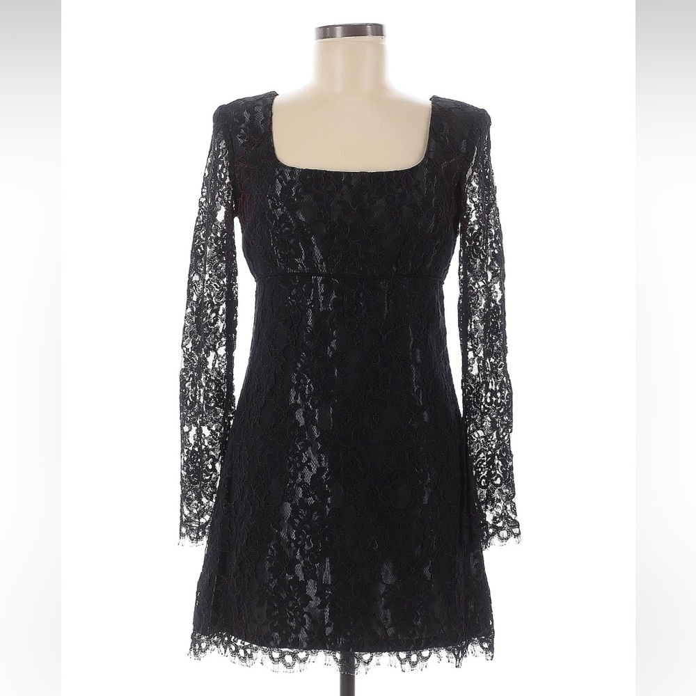 Nanette Lepore Empire Waist Black Dress